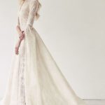 50 Simple Glam Victorian Neck Style Bridal Dresses Ideas 26