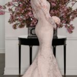 50 Simple Glam Victorian Neck Style Bridal Dresses Ideas 29