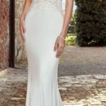 50 Simple Glam Victorian Neck Style Bridal Dresses Ideas 38