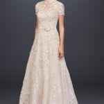 50 Simple Glam Victorian Neck Style Bridal Dresses Ideas 44