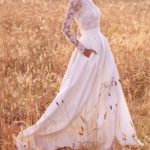 50 Simple Glam Victorian Neck Style Bridal Dresses Ideas 46