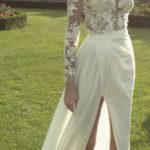 50 Simple Glam Victorian Neck Style Bridal Dresses Ideas 52