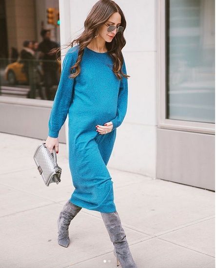 50 Comfy and Stylish Maternity Outfits Street Style Looks 24