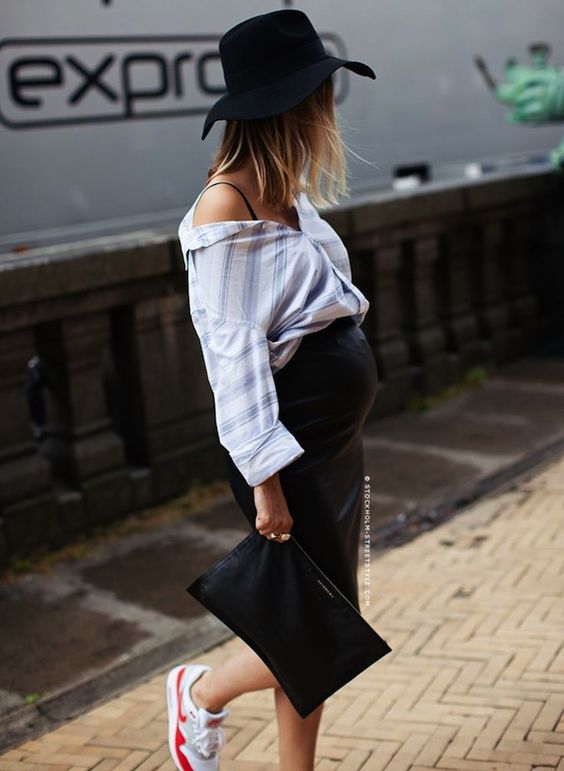50 Comfy and Stylish Maternity Outfits Street Style Looks 53
