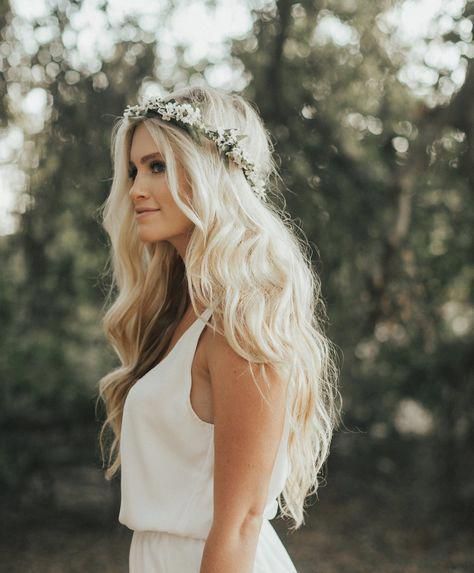 50 Natural Loose Hairstyle Looks for Brides Ideas 10