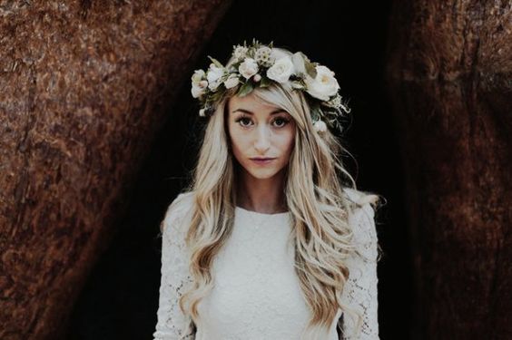 50 Natural Loose Hairstyle Looks for Brides Ideas 11