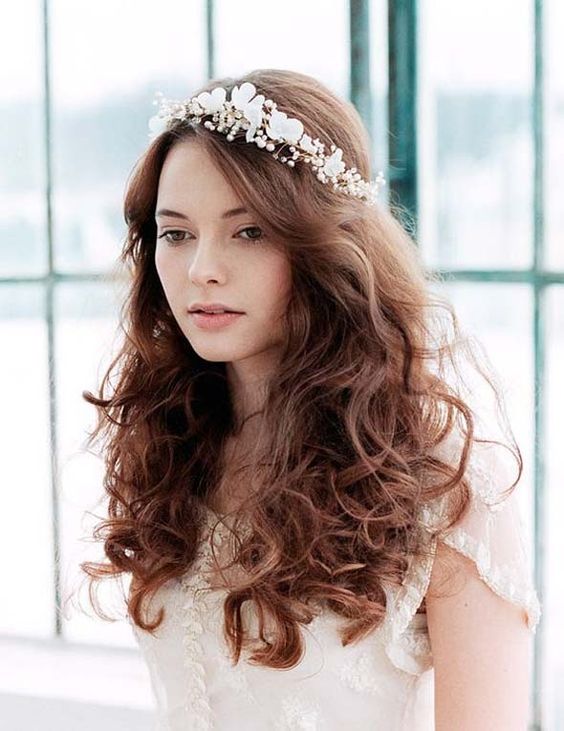 50 Natural Loose Hairstyle Looks for Brides Ideas 32