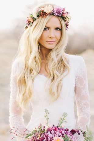 50 Natural Loose Hairstyle Looks for Brides Ideas 36