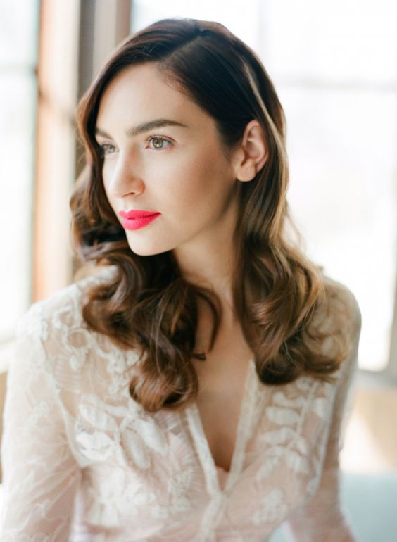 50 Natural Loose Hairstyle Looks for Brides Ideas 39