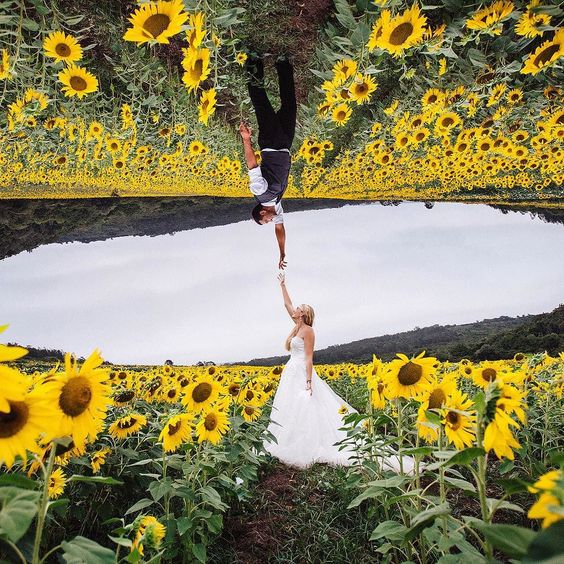 50 Romantic Wedding Double Exposure Photos Ideas 23