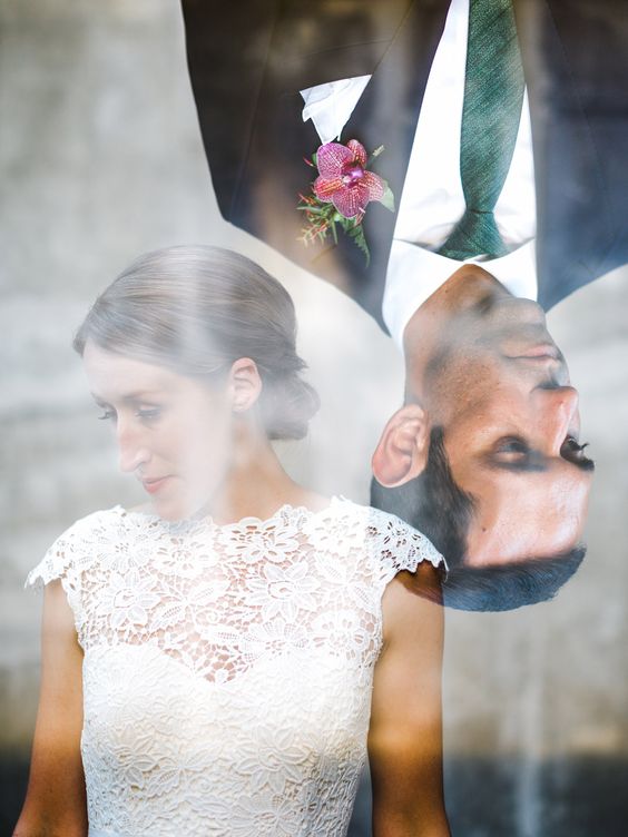 50 Romantic Wedding Double Exposure Photos Ideas 37