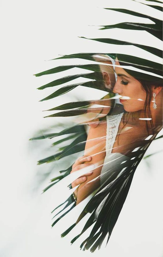 50 Romantic Wedding Double Exposure Photos Ideas 52
