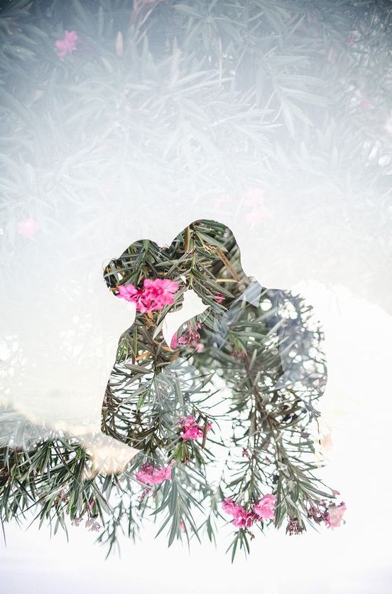 50 Romantic Wedding Double Exposure Photos Ideas 53