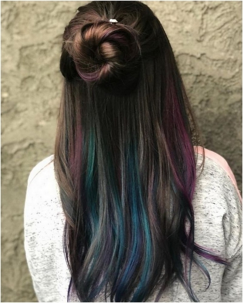 50 Best Peek A Boo Hair Color Ideas 22