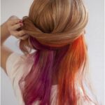 50 Best Peek A Boo Hair Color Ideas 32