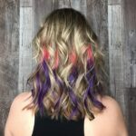 50 Best Peek A Boo Hair Color Ideas 45