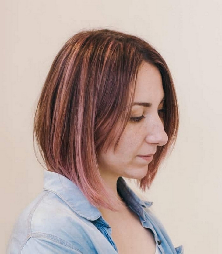 50 Best Peek A Boo Hair Color Ideas 46