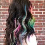 50 Best Peek A Boo Hair Color Ideas 52