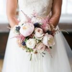 Best Romantic Peony Wedding Bouquet Inspiration 12