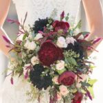 Best Romantic Peony Wedding Bouquet Inspiration 28