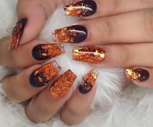 20 Adorable Fall Nail Art Ideas 05