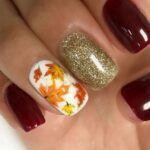 20 Adorable Fall Nail Art Ideas 10