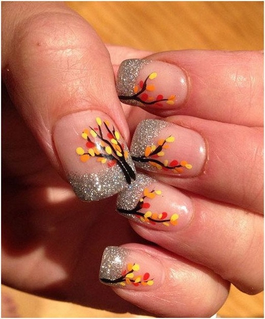 20 Adorable Fall Nail Art Ideas 13