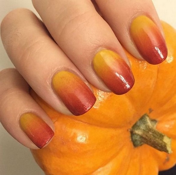 20 Adorable Fall Nail Art Ideas 16