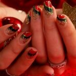 50 Lovely Chrismas Nail Art You Need to 18