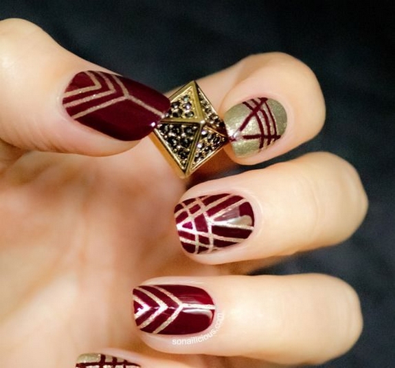 50 Lovely Chrismas Nail Art You Need to 36