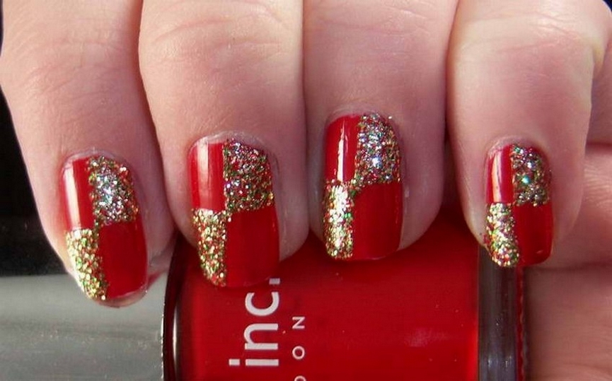 50 Lovely Chrismas Nail Art You Need to 58