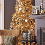 70 Catchy Silver and Gold Christmas Trees Decor You Need to See 78