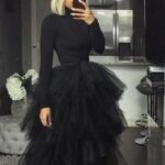 40 Simple Glam Black Tulle Skirt Outfits Ideas 25