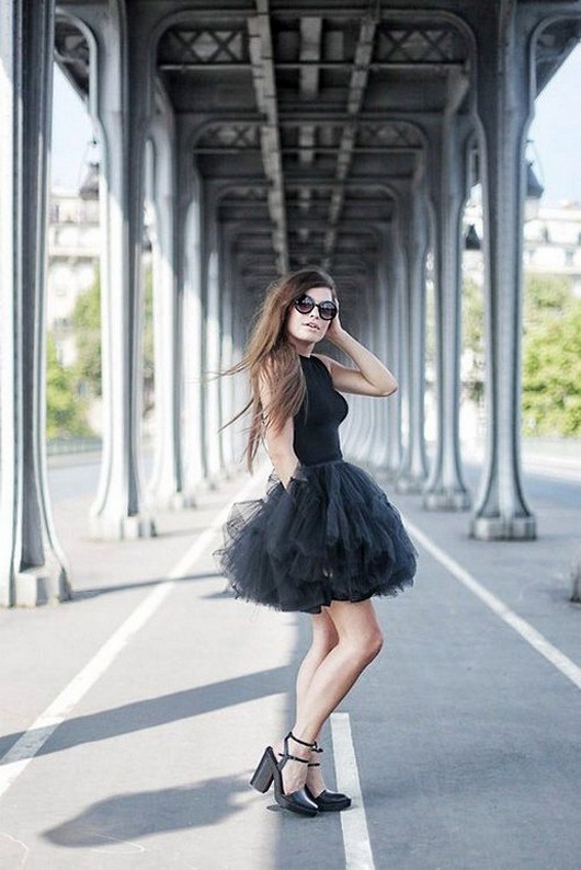 40+ Simple Glam Black Tulle Skirt Outfits Ideas – Style Female