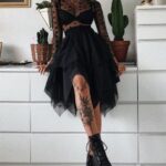 40 Simple Glam Black Tulle Skirt Outfits Ideas 34