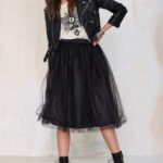40 Simple Glam Black Tulle Skirt Outfits Ideas 36