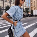 55 Casual Denim Dresses for Outing Ideas 2