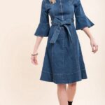 55 Casual Denim Dresses for Outing Ideas 25