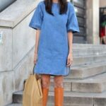 55 Casual Denim Dresses for Outing Ideas 43