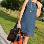 55 Casual Denim Dresses for Outing Ideas 53