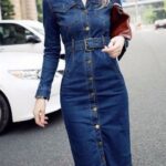 55 Casual Denim Dresses for Outing Ideas 9