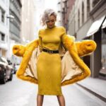 60 Adorable Yellow Outfit for Winter 13