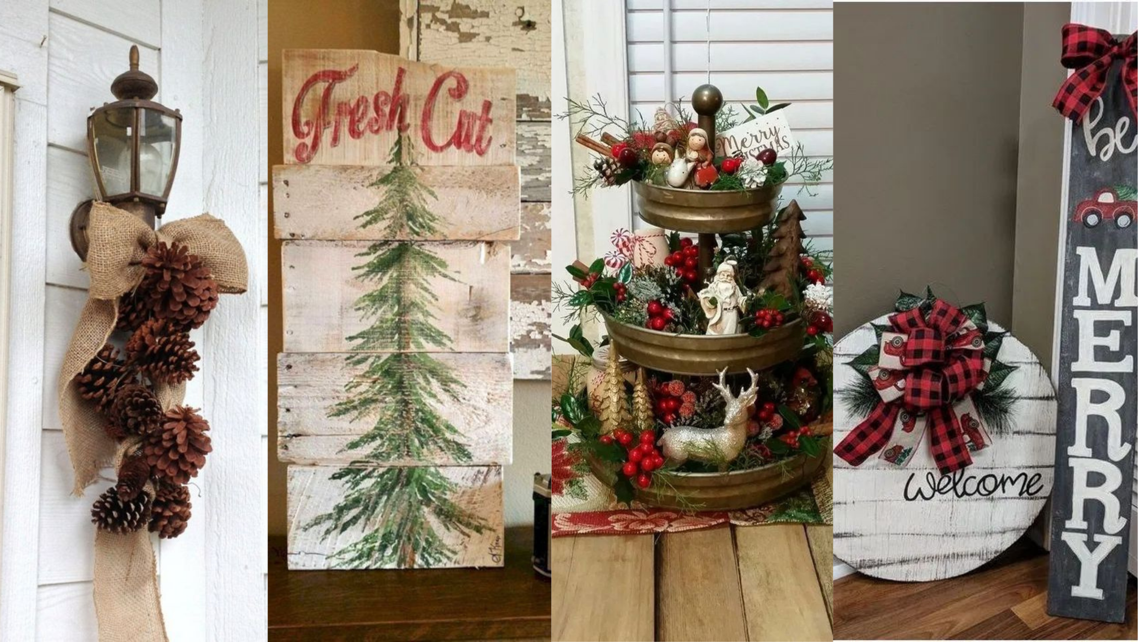 How Stunning Rustic Christmas Decorations Ideas