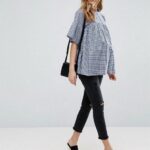 50 Comfy Jeans Outfits For Pregnant Women Ideas 13