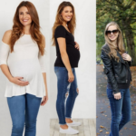 50 Comfy Jeans Outfits For Pregnant Women Ideas