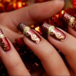 50 Cute and Festive Christmas Nail Design You Should to See 10