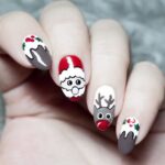 50 Cute and Festive Christmas Nail Design You Should to See 17