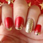 50 Cute and Festive Christmas Nail Design You Should to See 55
