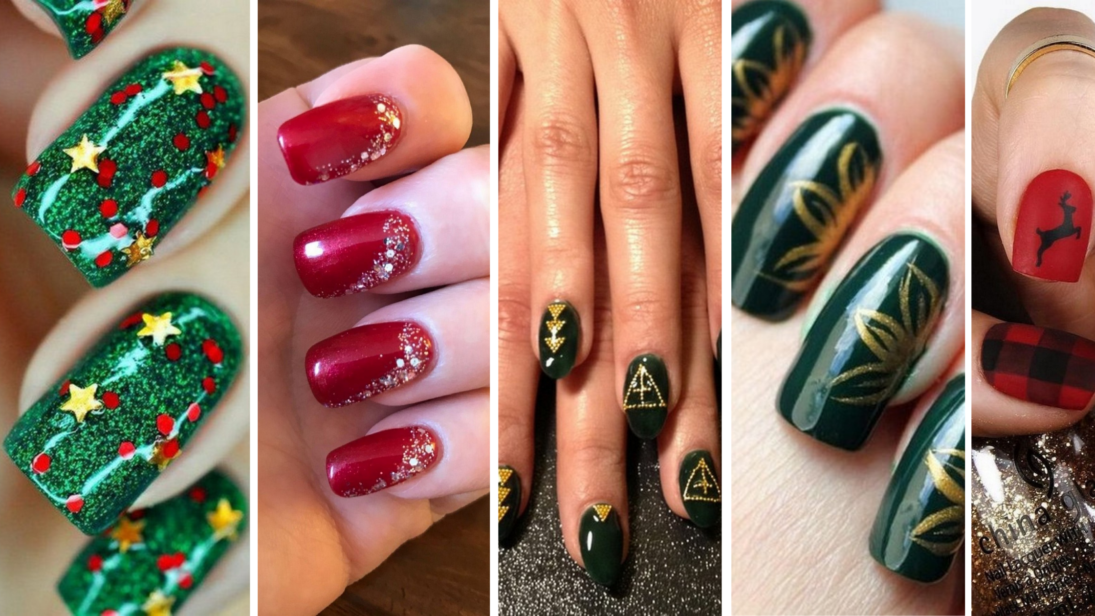 50 Cute and Festive Christmas Nail Design You Should to See 56