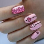 50 Nail Art Ideas for Valentines Day You Need to See 09